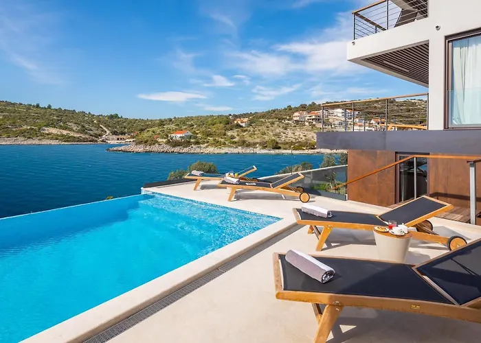 ヴィラ Beachfront Punta Planka With Pool ロゴズニッツァ